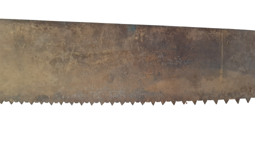 Two Man Crosscut Saw 122cm - no wood handles - Great Antique Décor
