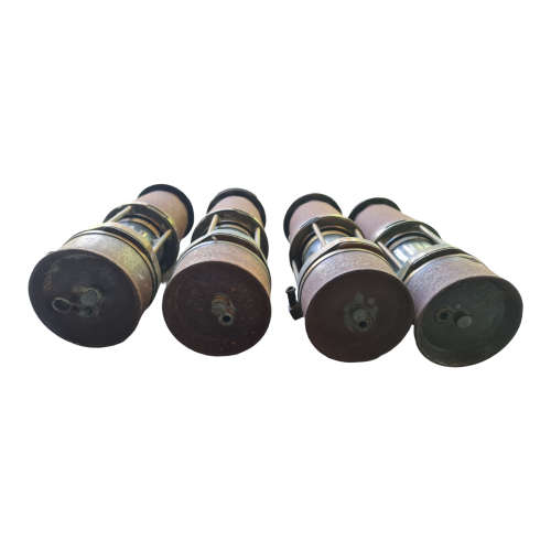 5 x The Wolf Safety Lamps. Wolf no 7.R.M.B.S. GREEN & SONS GMEP No1.