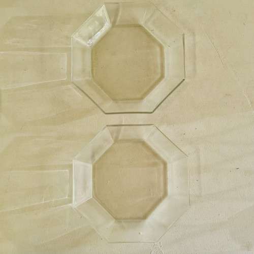 France Arcoroc round salad dish and two octoside dishes
