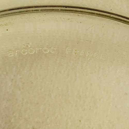 France Arcoroc round salad dish and two octoside dishes