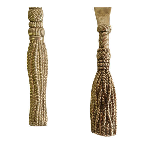 Silea Rope Tassel Pattern Utensils Silver Plated