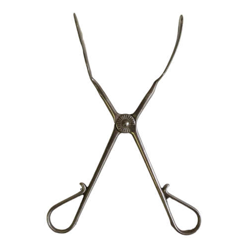 Vintage Silver Plated French Style Salad Tongs