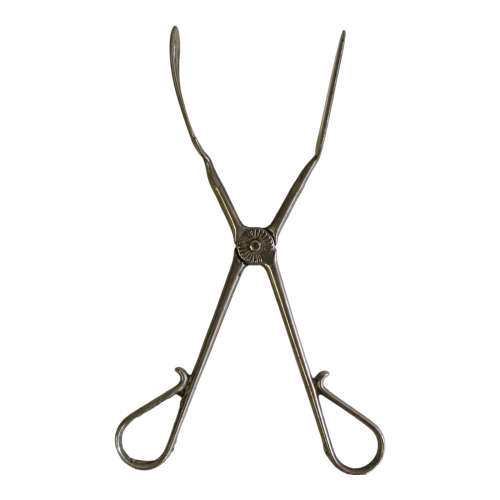 Vintage Silver Plated French Style Salad Tongs