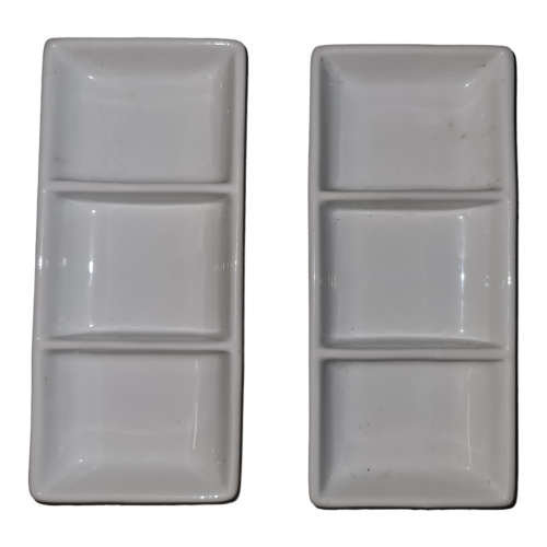 Fortis Hotelware Three Divided Rectangular Dish x 4