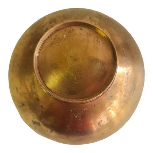 Brass containers, small and large, heart cut outs