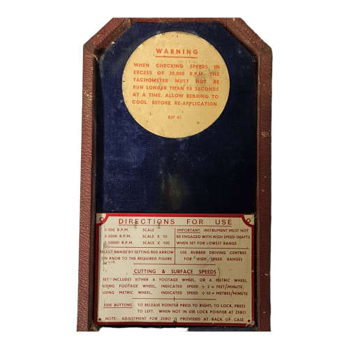 Smiths Industrial Division London N.W.2. Tachometer - Vintage