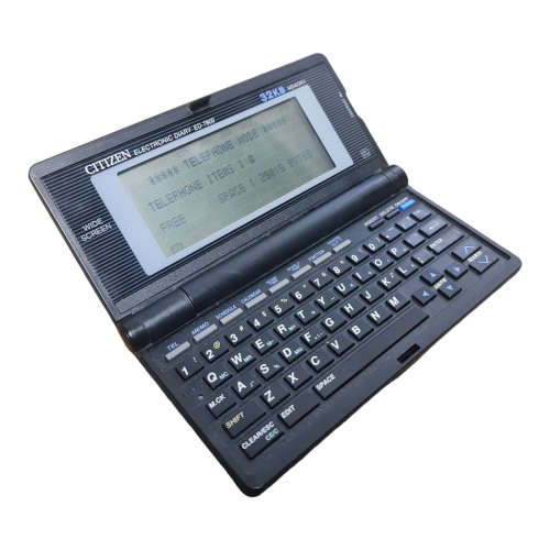 Vintage Citizen Electronic Diary ED-7800