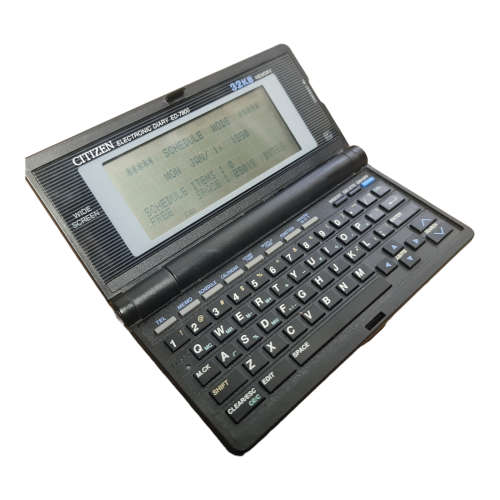 Vintage Citizen Electronic Diary ED-7800