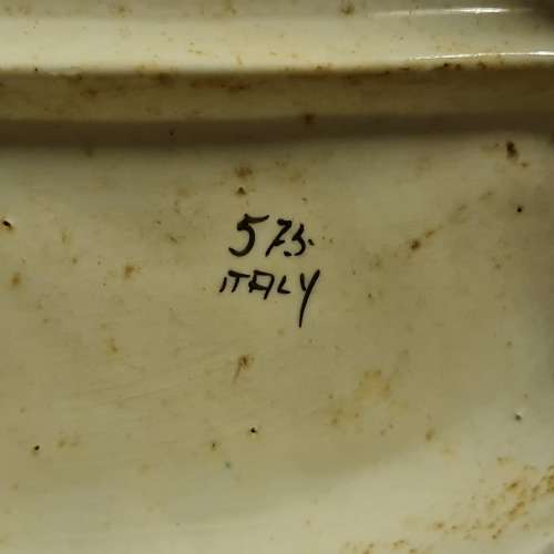 Porcelain Italy Roman Horses & Chariot  - lamp - quite large