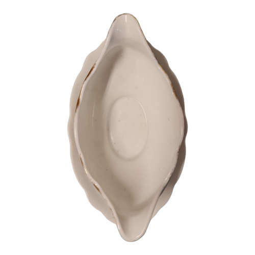 Porcelain/Sauce Boat/Gravy Boat with Attached Underplate