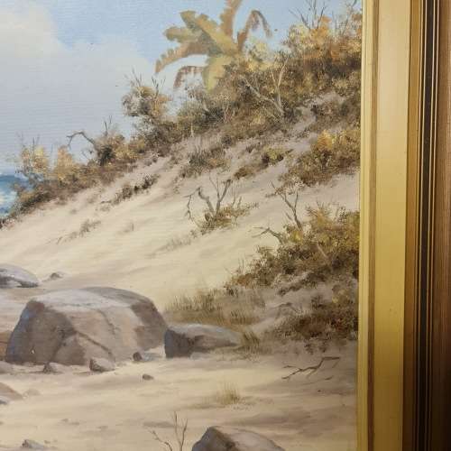Large Rob Macintosh Oil Painting signed 1984