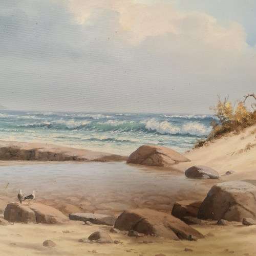 Large Rob Macintosh Oil Painting signed 1984