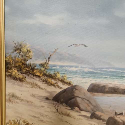 Large Rob Macintosh Oil Painting signed 1984