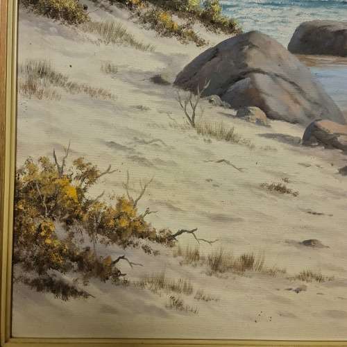 Large Rob Macintosh Oil Painting signed 1984