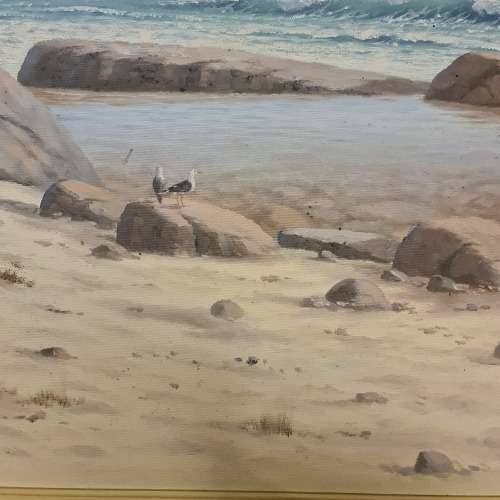 Large Rob Macintosh Oil Painting signed 1984