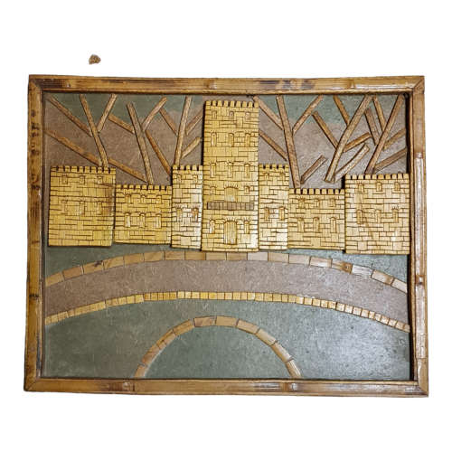 Wood Crafted Portrait - Castle theme