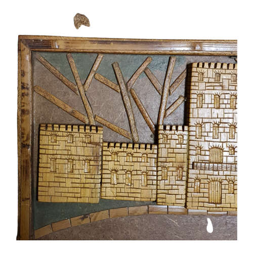 Wood Crafted Portrait - Castle theme