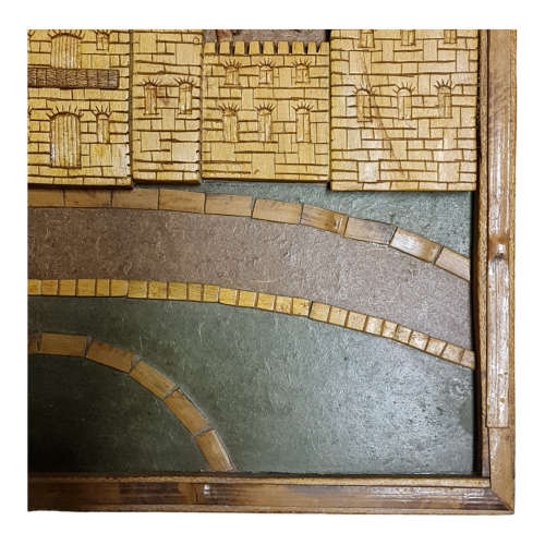 Wood Crafted Portrait - Castle theme