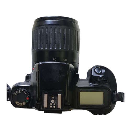 Canon EOS 1000F 35mm Film SLR Camera, two lenses