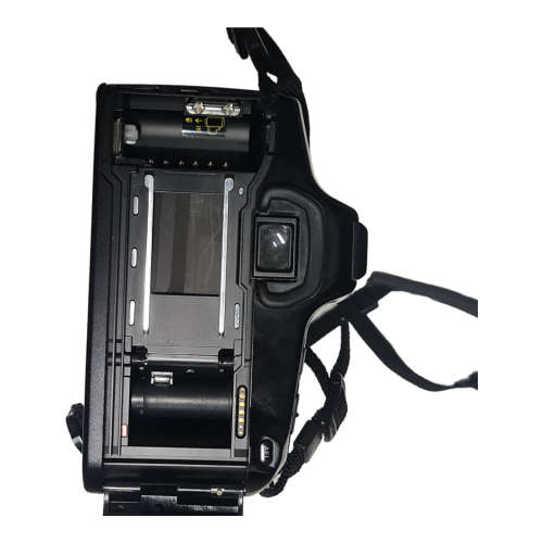 Minolta Dynax 5000i film camera combo, including two lenses and bags.