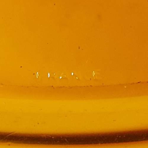 Vintage Duralex France Amber Serving Tray