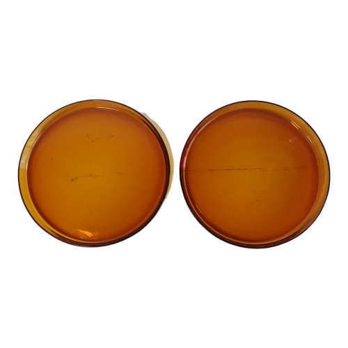 Vintage Duralex France Amber Serving Tray
