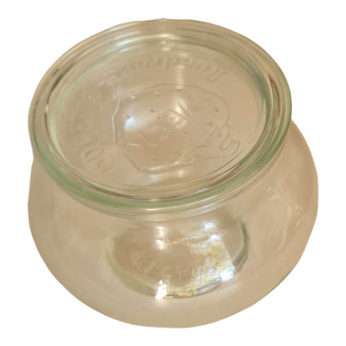 Vintage Weck Rundrand-Glas 100 glass jam jar