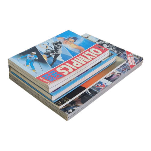 5 x Historical informational books.