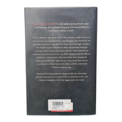 Madonna soft cover book by Lucy O`Brien