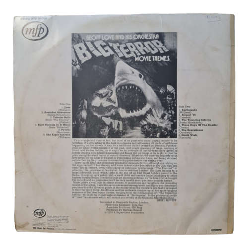 Big Terror Movie Themes - Geoff Love and his orchestra, Vinyl LP record