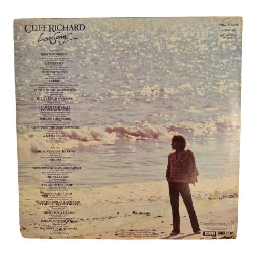 Cliff Richard, love songs - Vinyl LP record