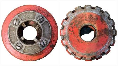 RIDGID Model 12-R Exposed Ratchet Pipe Threader Set
