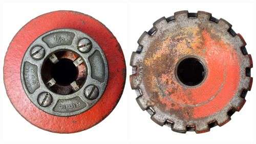 RIDGID Model 12-R Exposed Ratchet Pipe Threader Set