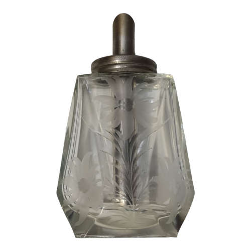 Antique Sugar Beak Spout Stainless Steel Engraved Flower