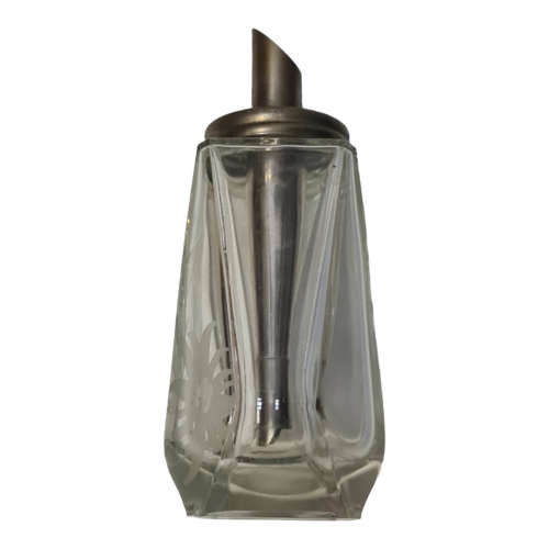 Antique Sugar Beak Spout Stainless Steel Engraved Flower