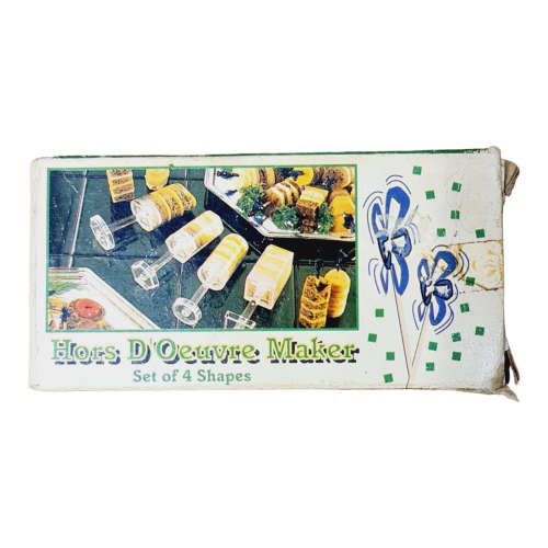 Vintage Hors D`Oeuvre Maker Appetizers Canapes Party Mid Century Modern