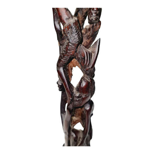 African wood carved sculpture