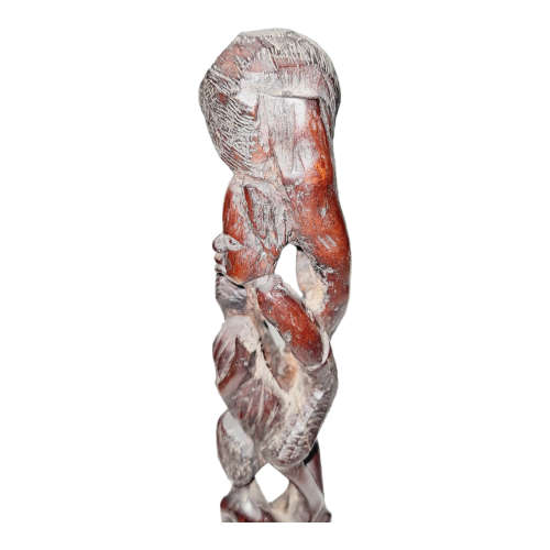 African wood carved sculpture