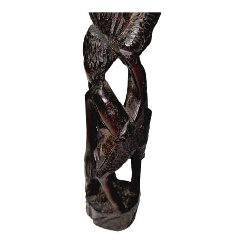 African wood carved sculpture