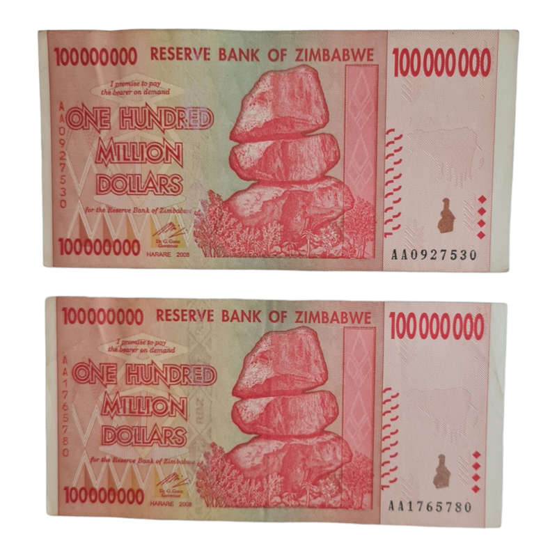 Zimbabwe 100 Million Dollars, 2008
