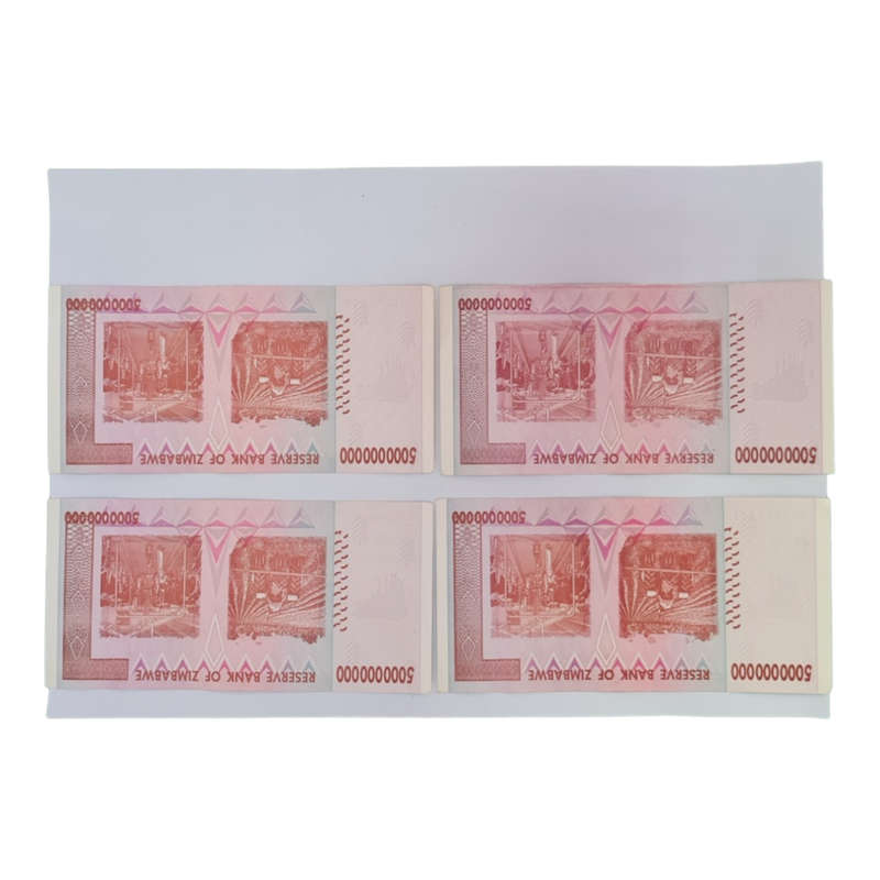 Zimbabwe 5 Billion Dollar Bill Banknote