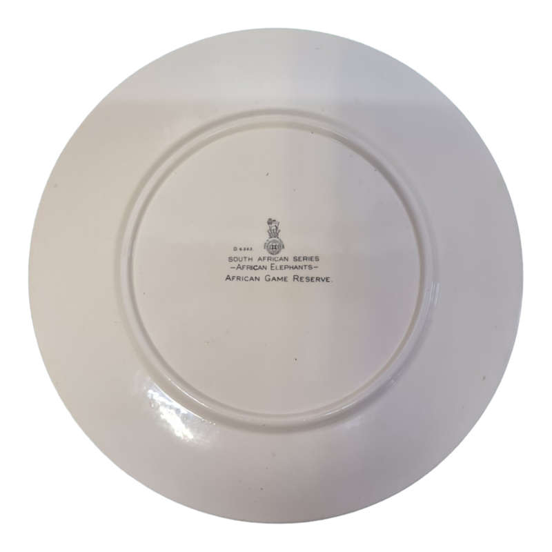 Chop Plate (Round Platter)African Series Dark Brown Black