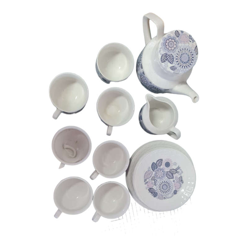 Spanish Ironstone Pontesa coffee set