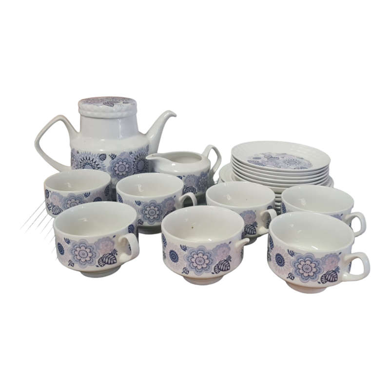 Spanish Ironstone Pontesa coffee set