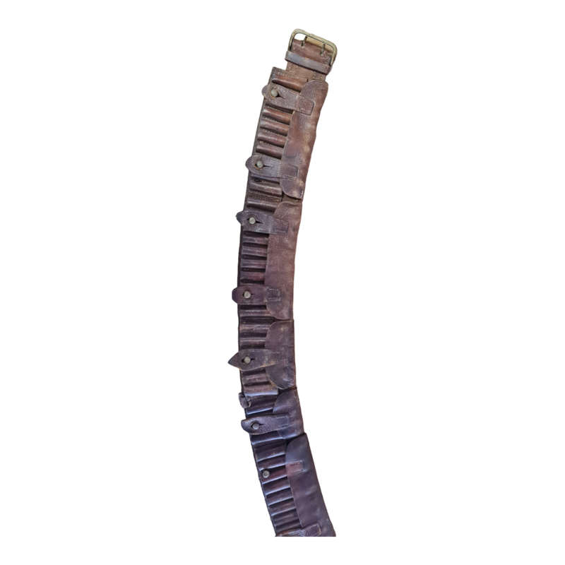 Boer War British Army leather bandolier / belt