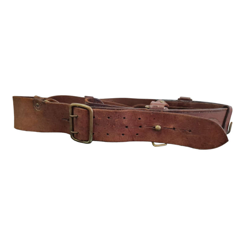 BSAP-LEATHER OFFICERS SAM BROWNE BELT & SHOULDER STRAP