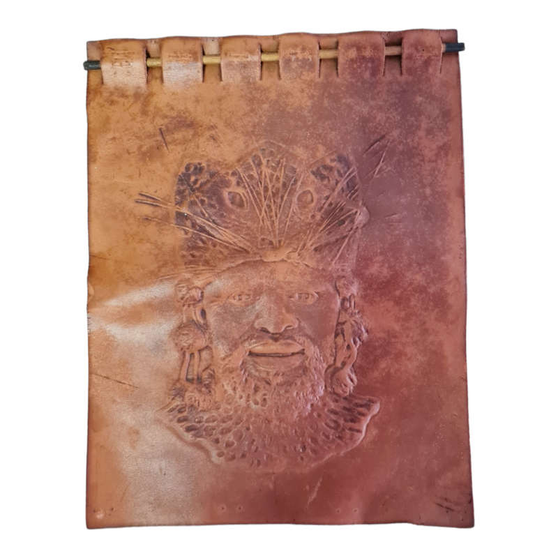 Nampak Embossed Leather Picture Traditional Africa Theme