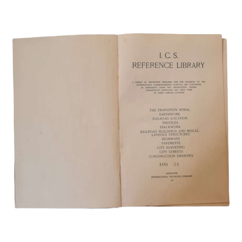 ICS REFERENCE LIBRARY  BOOKS