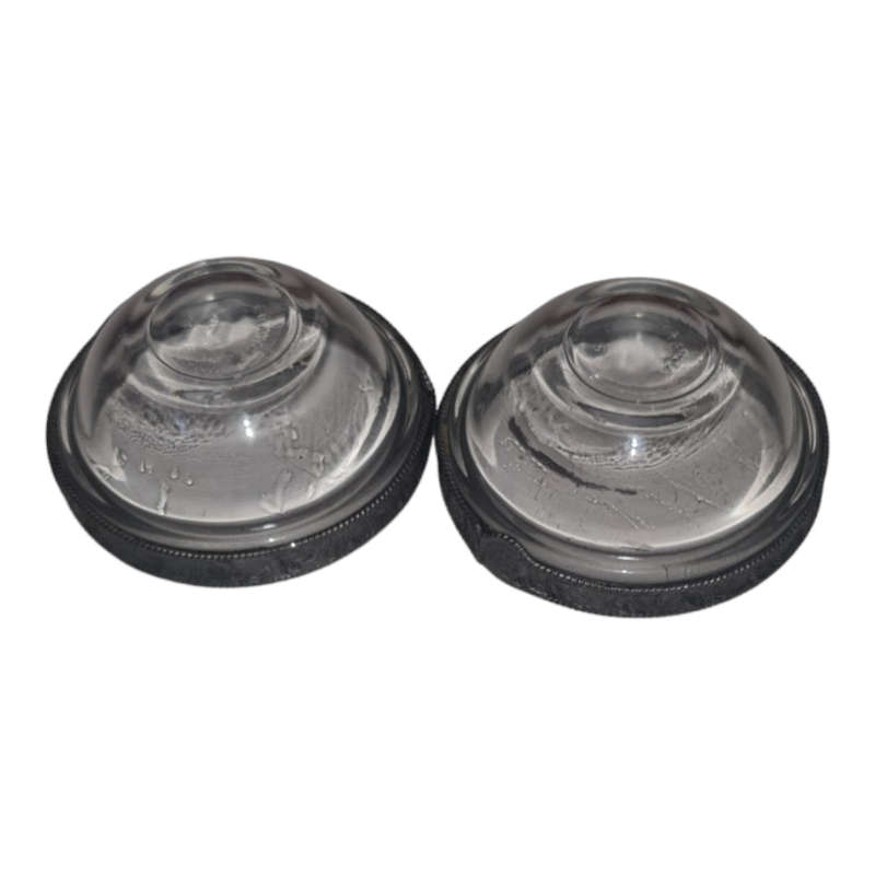 Vintage Pressed Glass Salt Cellars
