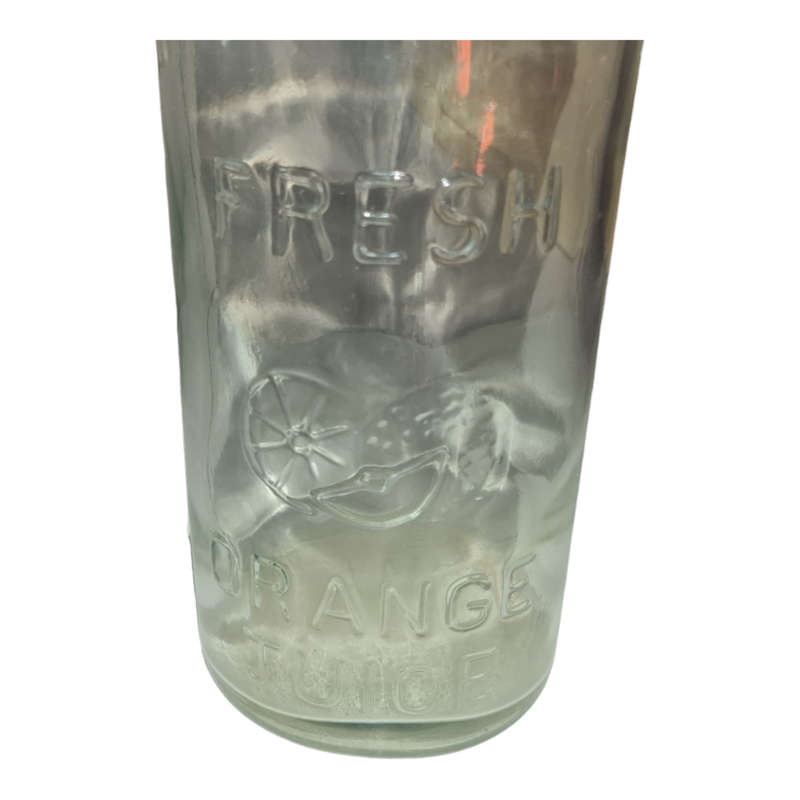Fresh Orange Juice Glass Bottle